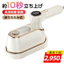 スチームアイロン <■2025進化モデル■楽天連続1位!限定COUPONで2950円> アイロン 衣類スチーマーハンディ 小型 折り畳み ハンガーにかけたまま ...