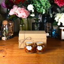 【GWお買い物応援★最大1000円OFFクーポン】【生はちみつギフト】ナッツの蜂蜜漬けM(80g)× 2 / ナチュラルクラフトボックス(M) + 麻紐リボン ...