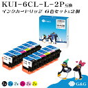 G&G KUI-6CL-L 6色×2セット 増量タイプ クマノミ【残量表示機能付】エプソン 互換インク メール便 送料無料 対応プリンター: EP-880AB ...