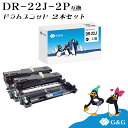 G&G DR-22J×2個 TN-27J対応のドラム ブラザー 互換ドラムユニット 送料無料 対応機種:HL-2130 / HL-2240D / HL-2270...