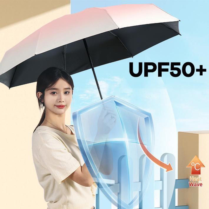 折りたたみ傘 折り畳み傘 晴雨兼用 雨傘 日傘 レディース 紫外線対策 UVカット 軽量 シンプル グラデーション 6本骨 コンパクト