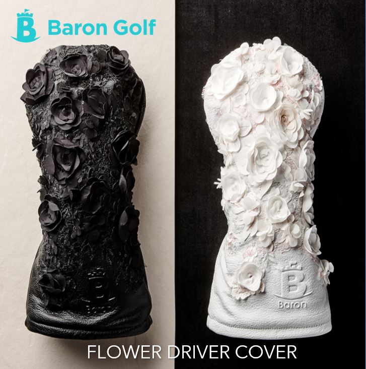 【公式】 EDISONGOLF【エジソンゴルフ】 FLOWER DRIVER COVER[ホワイト] [ブラック] [レッド] フラワー..