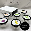 野菜 ジェラート 6個セット 無添加 野菜 低糖質 Récolato 日時指定 プレゼント 秋 ナチュラル ギフト お取り寄せスイーツ こども おやつ 内祝い 出産祝い 退職祝い 濃厚 アイスクリーム かぼちゃ みかん mylowe ヴィーガン 体に優しい 安定剤 増粘剤 不使用 かわいい 外装
