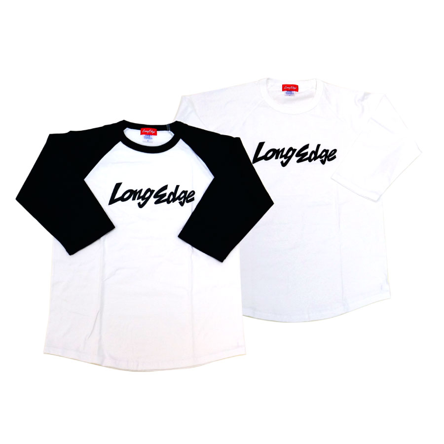 LongEdge 7分丈 ラグラン TEE | ラグランスリーブ 定番 メール便 送料無料 送料無料