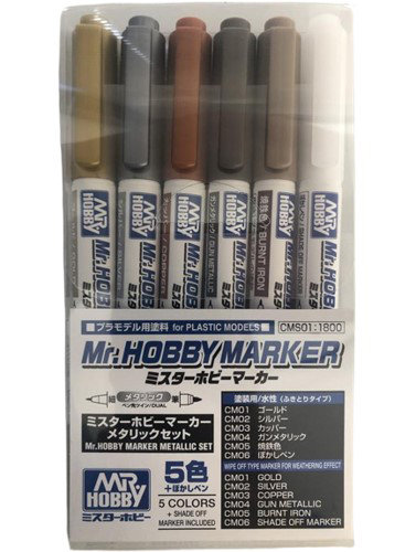 樂天商城 - CMS01 ミスターホビーマーカー メタリックセット