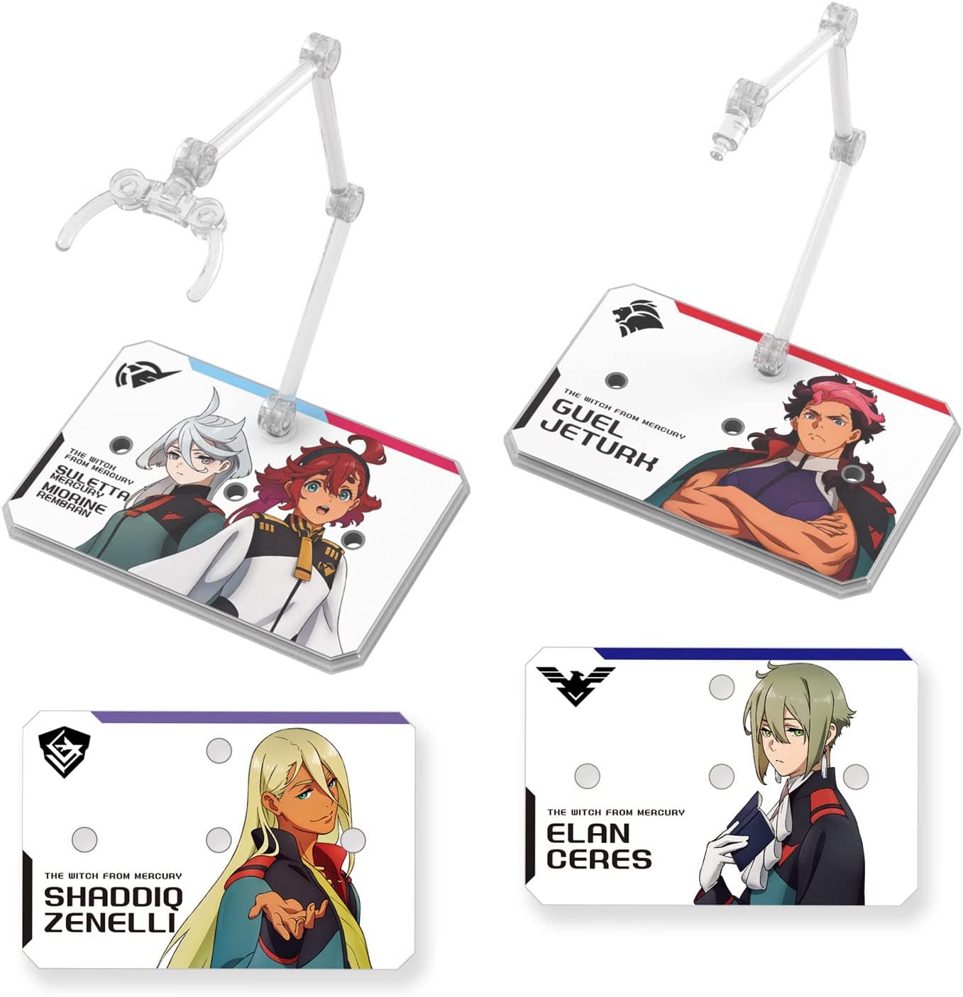 7月再販分 新品 アクションベース6 [クリアカラー] 機動戦士ガンダム 水星の魔女シールセット 色分け済みプラモデル