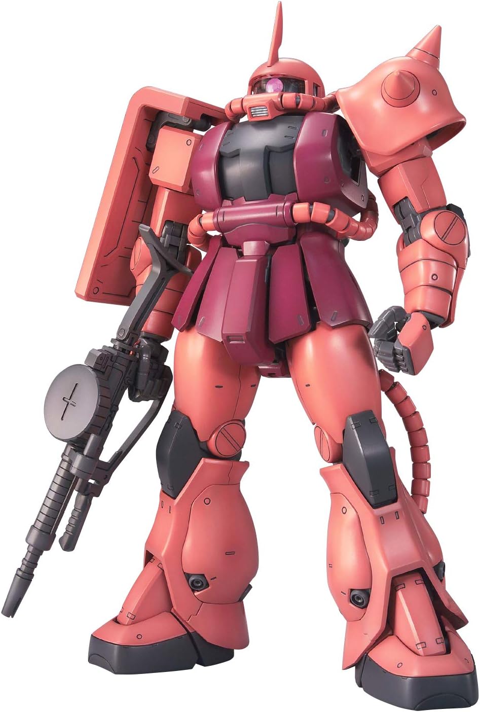 新品 MG 機動戦士ガンダム MS-06S シャア専用ザクVer.2.0 1/100スケール 色分け済みプラモデル