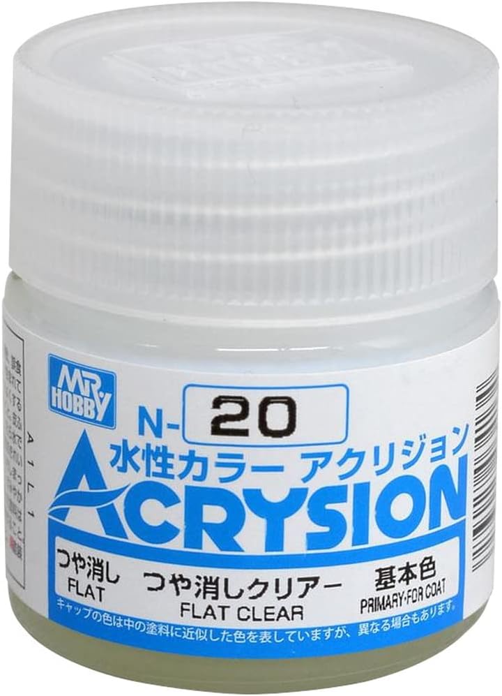 GSI クレオス(GSI Creos) GSIクレオス アクリジョンカラー つや消しクリアー つや消し 10ml 模型用塗料..