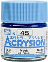 GSIクレオス アクリジョンカラー みず色 光沢 10ml 模型用塗料 N45