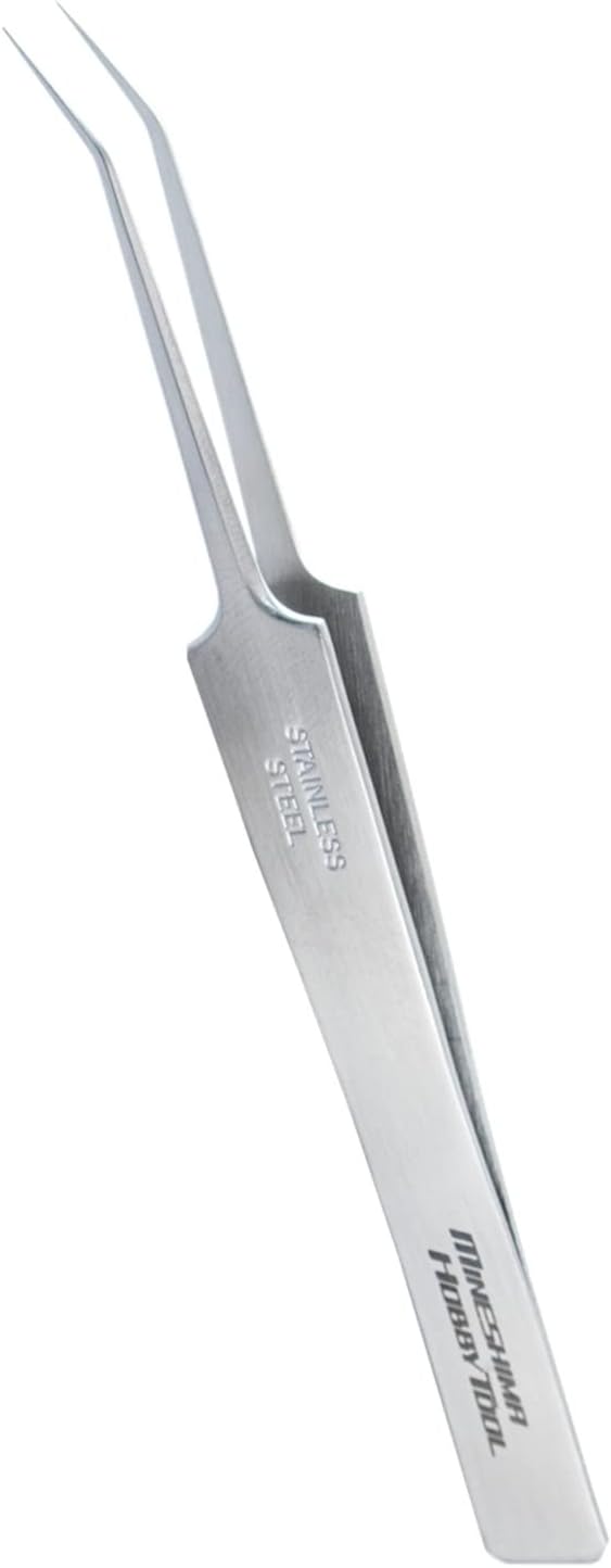 Rakuten - 新品 ミネシマ(Mineshima) 極細先曲ピンセット 125mm ホビーツール F-125M