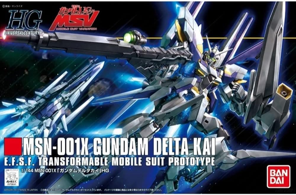 9月再販分 HGUC 1/144 MSN-001X ガンダムデルタカイ (機動戦士ガンダムUC MSV)