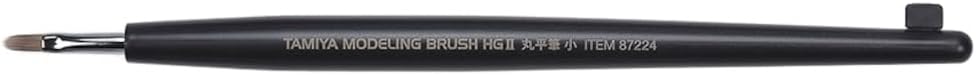 タミヤ メイクアップ材シリーズ No.224 モデリングブラシHGII 丸平筆 小 87224
