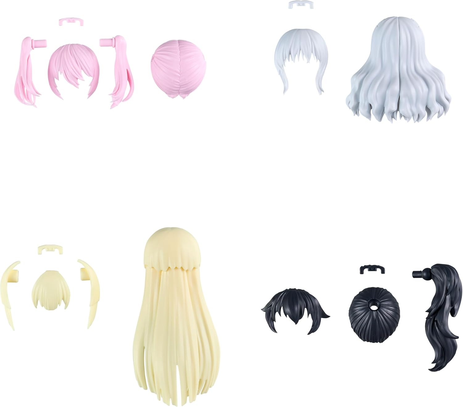 樂天商城 - 30MS オプションヘアスタイルパーツVol.11 全4種(BOX) 色分け済みプラモデル