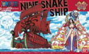 ワンピース 偉大なる船(グランドシップ)コレクション 九蛇海賊船 (From TV animation ONE PIECE) 色分け済みプラモデル