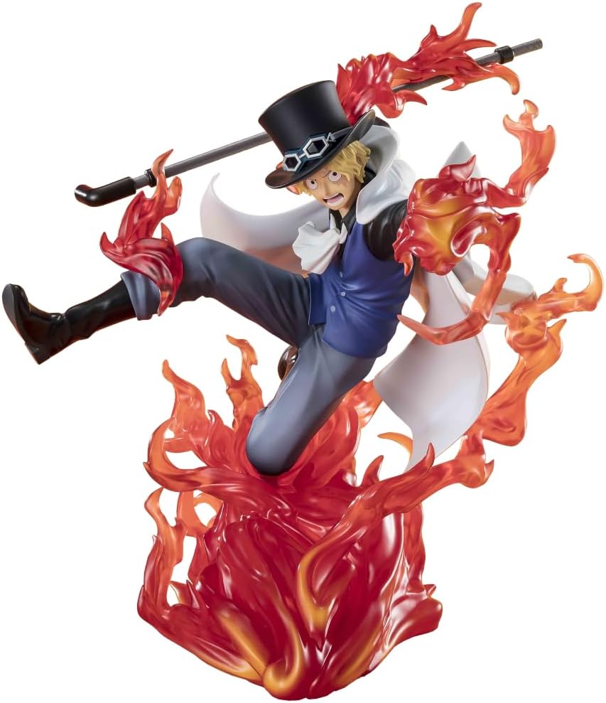 フィギュアーツZERO ONE PIECE [超激戦]サボ -火拳 王手飛車- 約190mm PVC&ABS製 塗装済み完成品フィギュア