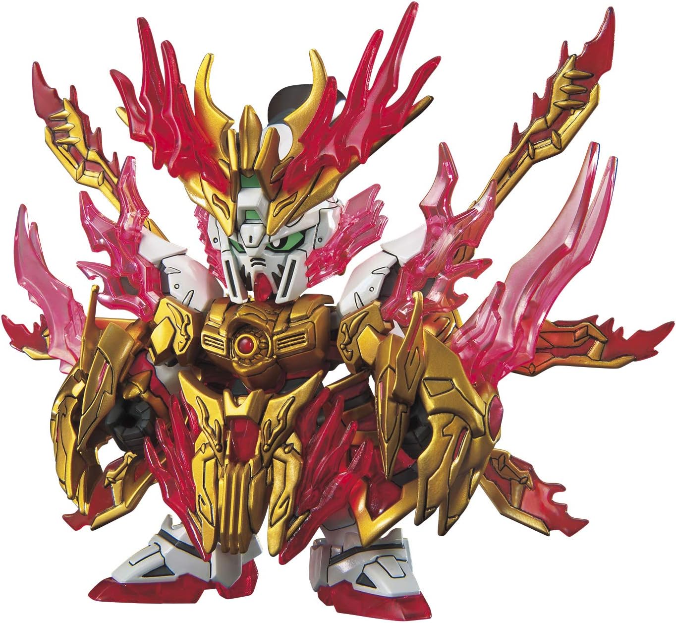 Rakuten - SDガンダム 三国創傑伝 炎皇張飛ゴッドガンダム 色分け済みプラモデル