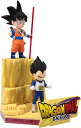 ドラゴンボールDAIMA プラモデル 孫悟空 (ミニ) & ベジータ (ミニ) 色分け済みプラモデル
