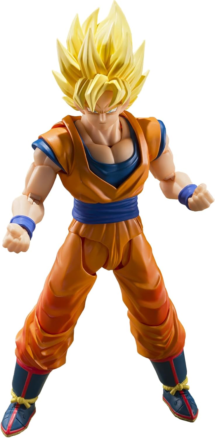 Rakuten - 10月再販分 S.H.フィギュアーツ ドラゴンボールZ 超サイヤ人孫悟空〈決戦の幕開け〉 約145mm PVC&ABS製 塗装済み可動フィギュア
