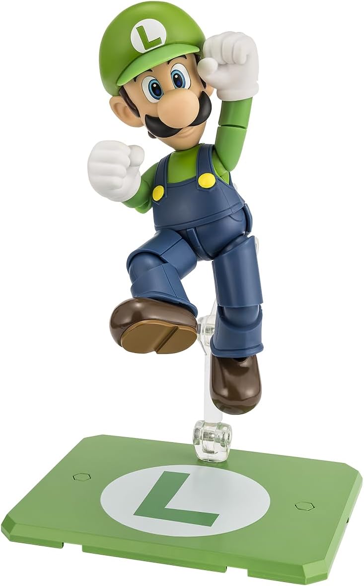 Rakuten - S.H.フィギュアーツ スーパーマリオ ルイージ (SUPER MARIO) 約110mm ABS&PVC製 塗装済み可動フィギュア