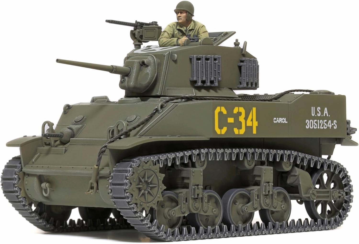 Rakuten - 1/48 ミリタリーミニチュアシリーズ No.106 アメリカ軽戦車 M5A1 スチュアート プラモデル 32606
