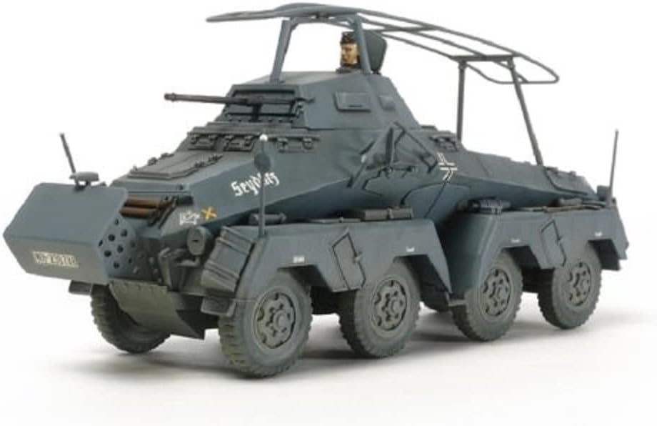 Rakuten - 1/48 ミリタリーミニチュアシリーズ No.74 ドイツ陸軍 8輪装甲車 Sd.Kfz.232 プラモデル 32574