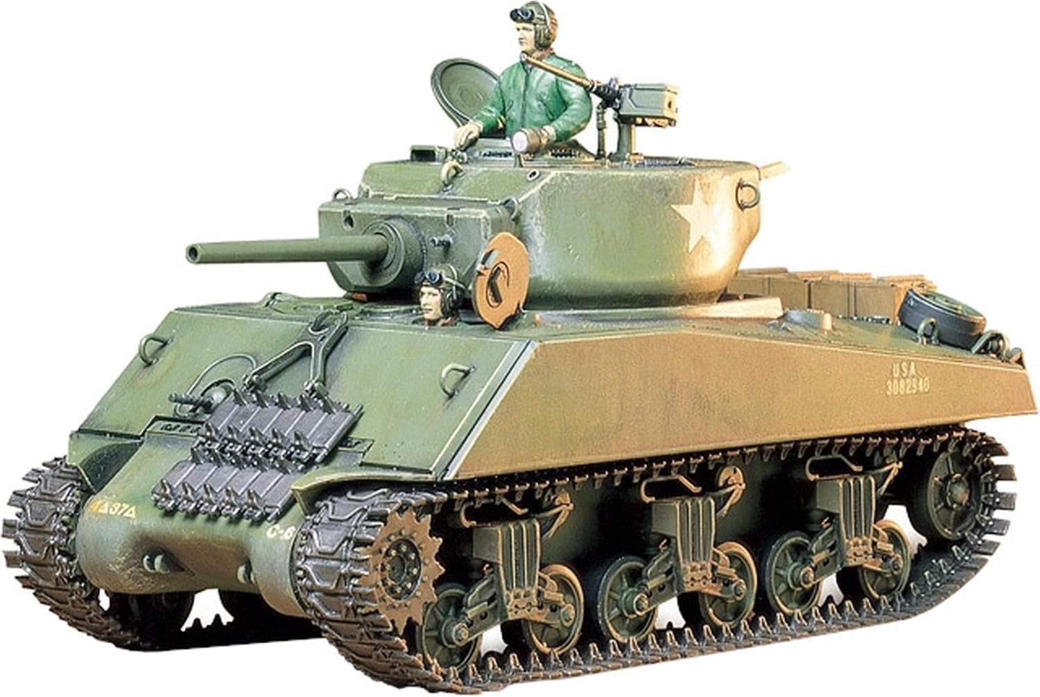 Rakuten - 1/35 ミリタリーミニチュアシリーズ No.139 アメリカ M4A3E2 中戦車 ジャンボ プラモデル 35139