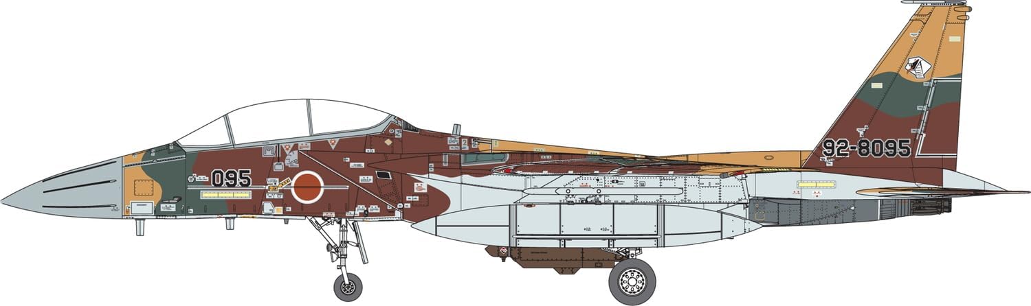 Rakuten - 1/72 スペシャルマーキングシリーズ 航空自衛隊 F-15DJ アグレッサー 095号機 茶/薄茶/深緑 プラモデル FK01