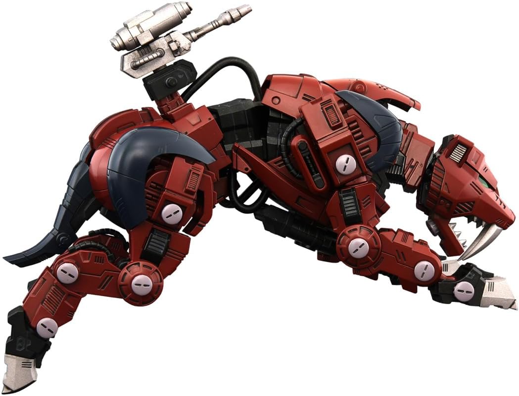 2026年6月発売予定 T-SPARK REALIZE MODEL リアライズモデル ZOIDS ゾイド RMZ-015 セイバータイガー レイヴン仕様 色分け済み プラキット