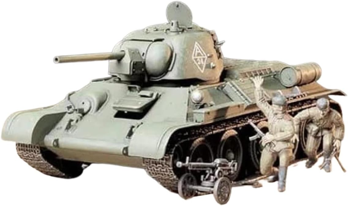 Rakuten - 1/35 ミリタリーミニチュアシリーズ No.149 ソビエト陸軍 T34/76 戦車 1943年型 チェリヤビンスク プラモデル 35149