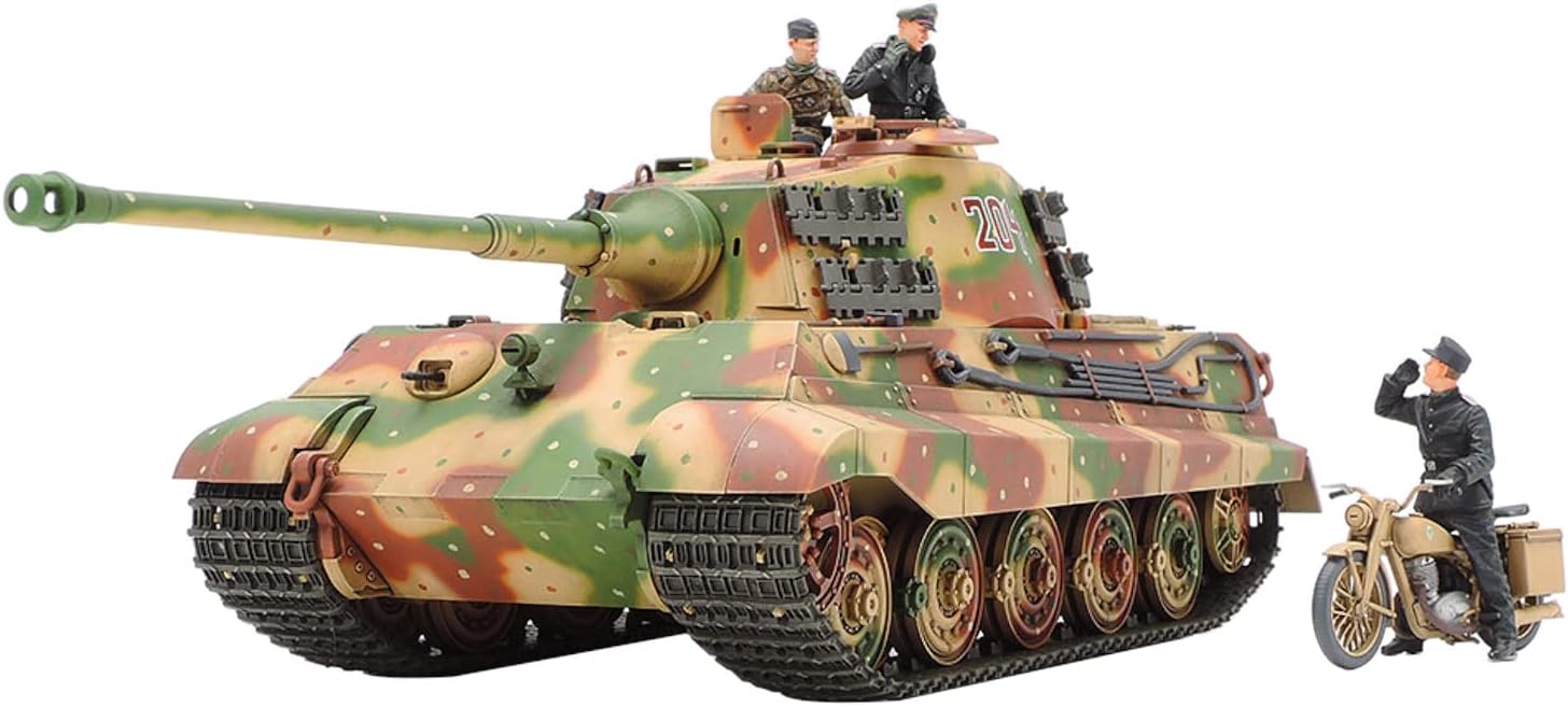 1/35 ミリタリーミニチュアシリーズ No.252 ドイツ陸軍 重戦車 キングタイガー ヘンシェル砲塔 アルデンヌ戦線 プラモデル 35252