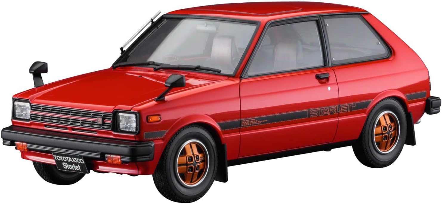 Rakuten - 1/24 ヒストリックカーシリーズ トヨタ スターレット KP61 S(3ドア) 中期型 1980 プラモデル HC63