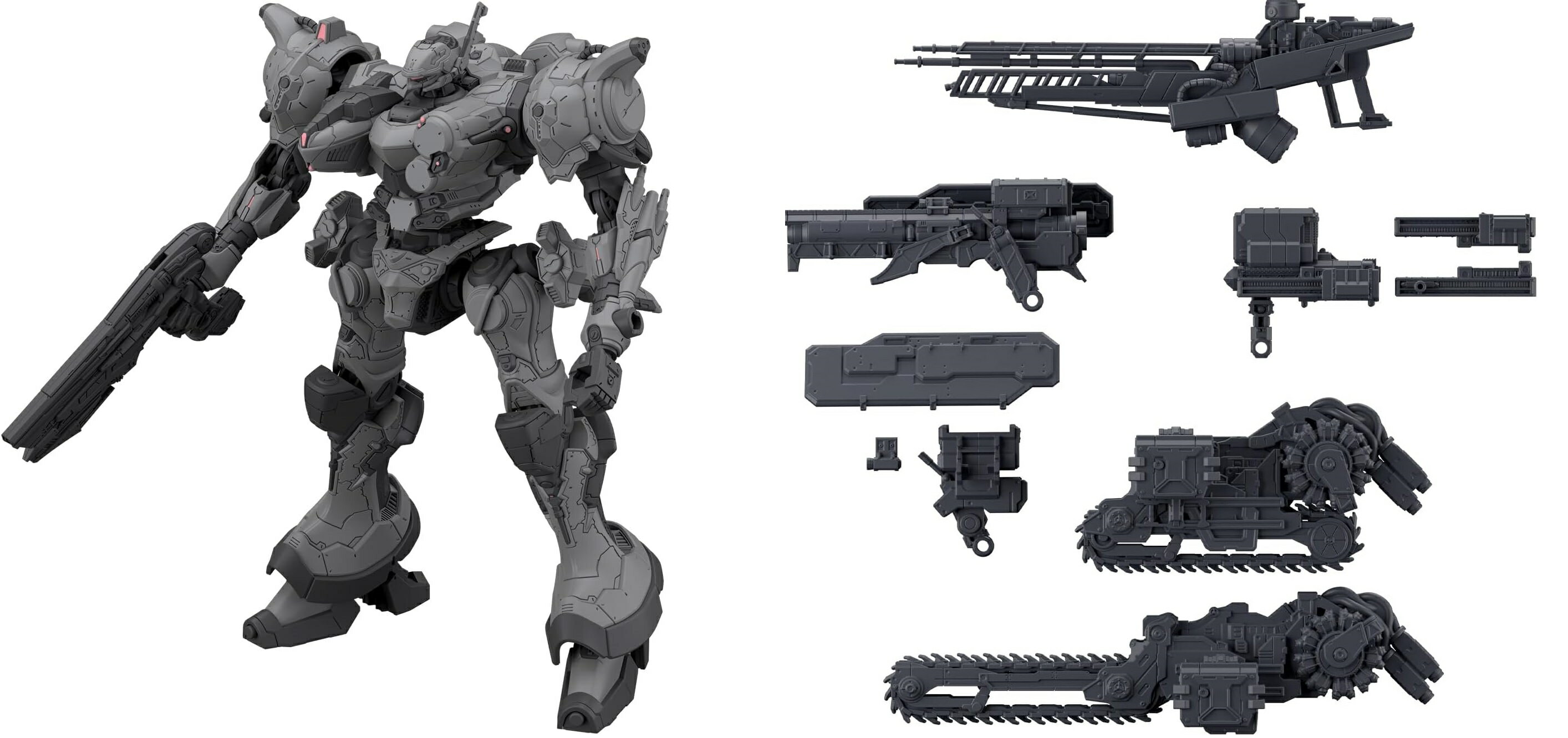 2026年6月発売予定 お一人様3個まで 30MM ARMORED CORE 6 FIRES OF RUBICON ARQUEBUS CORPORATION VP-40S・WEAPON SET 07 色分け済みプラモデル