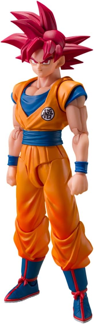 樂天商城 - 2026年6月発売予定 S.H.フィギュアーツ ドラゴンボール超 超サイヤ人ゴッド孫悟空〈神の気を纏いし姿〉約145mm PVC&ABS製 塗装済み可動フィギュア