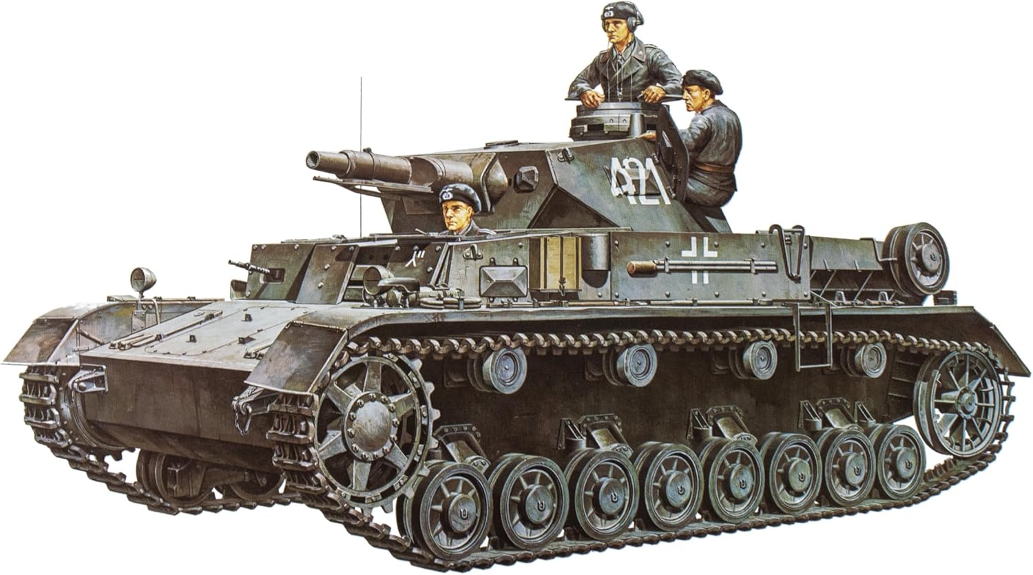 Rakuten - 1/35 ミリタリーミニチュアシリーズ No.96 ドイツ陸軍 IV号戦車 D型 プラモデル 35096
