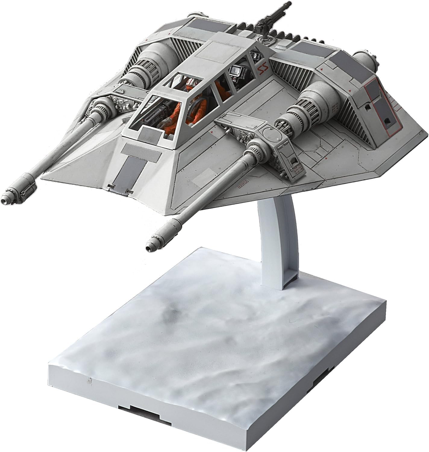 9月再販分 スター・ウォーズ 1/48 スノースピーダー 色分け済みプラモデル