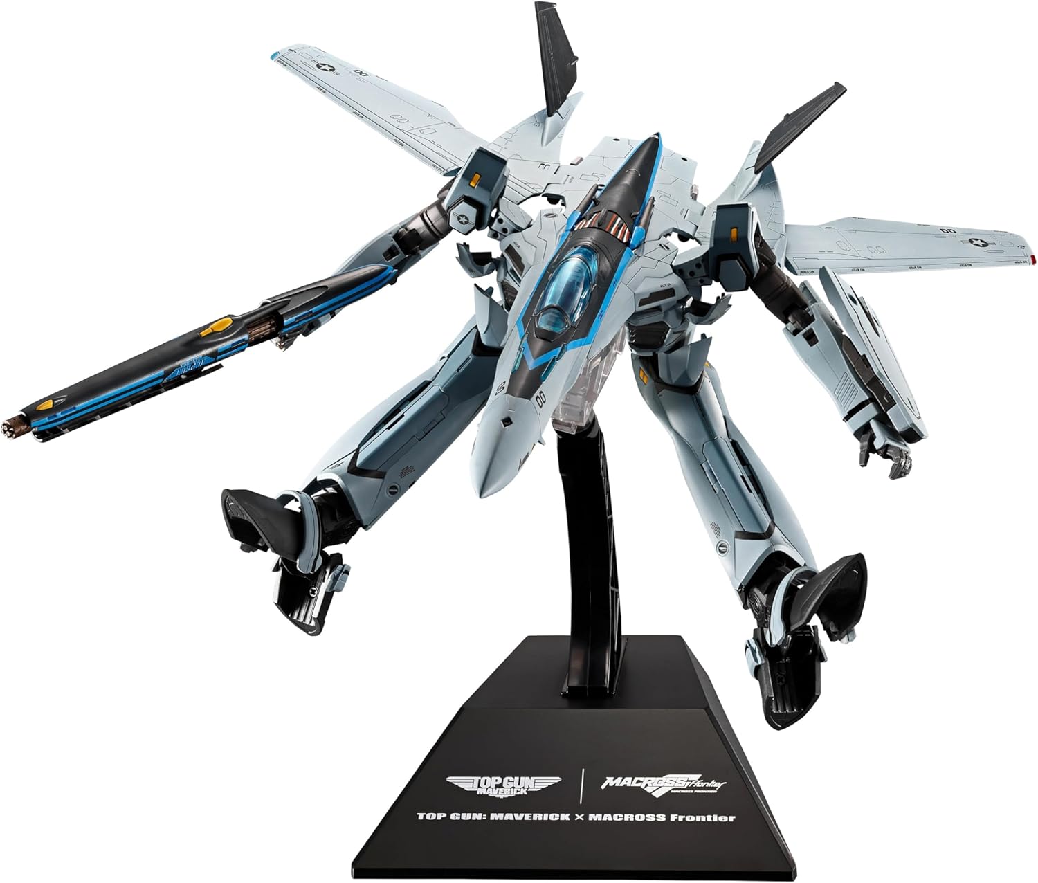 Rakuten - 9月発売予定 DX超合金 マクロスF VF-25 メサイアバルキリー トップガン マーヴェリックVer. 約250mm ABS&ダイキャスト&PVC製 塗装済み可動フィギュア