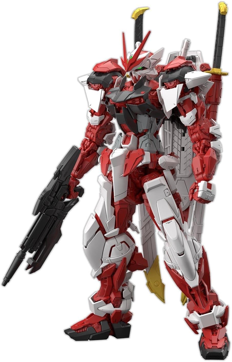 『機動戦士ガンダムSEED FREEDOM ASTRAY』に登場する新たな「ガンダムアストレイ」を新規造形を交えて徹底再現！ ■新規造形のフレームにより最 高峰の可動を実現。より人間らしいポージングが可能。 ■機体各所に歴代MG最 高峰の連動ギミック数を内蔵。 ■新規造形パーツを交えたシールド、ライフルが付属。 ■ガーベラ・ストレート、タイガーピアスが付属。 ■ガーベラ・ストレート、タイガーピアスはライフルに装着可能なオリジナルギミックを搭載。 ■鞘を持つことのできる手首パーツが付属し、ポージングの幅を広げることが可能。 付属品 ■ガーベラストレート×1 ■タイガーピアス×1 ■シールド×1 ■ビームライフル×1 ■ビームサーベル×2 ■ハンドパーツ×1式 ■ジョイントパーツ×1式 ■ホイルシール×1 ■水転写式デカール×1