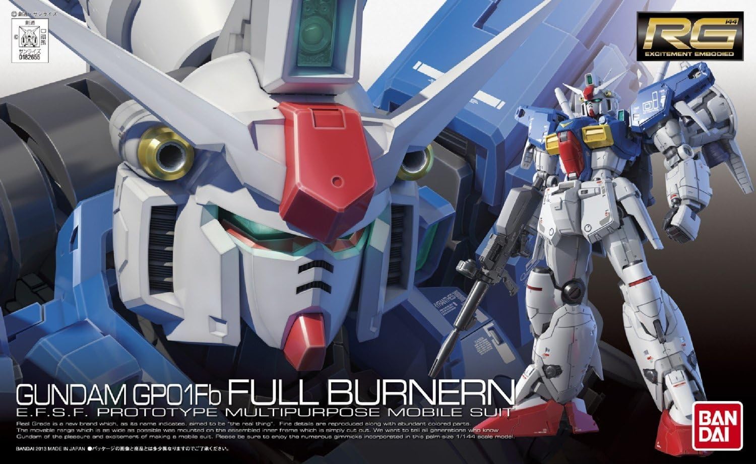 11月再販分 RG 機動戦士ガンダム0083 STARDUST MEMORY RX-78GP01 Fb ガンダム試作1号機 フルバーニアン 1/144スケール 色分け済みプラ..