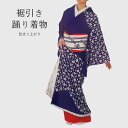 《裾引き》 紫地にしだれ梅 仕立て上がり 踊り衣装 日本舞踊 お引きずり 紫 梅 ポリエステル 舞台衣装 ふき綿 女性 レディース 冬 送料無料 母の日