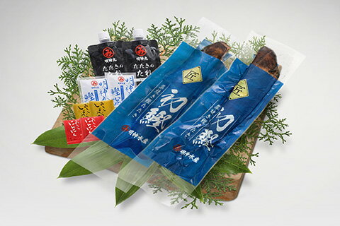 【明神水産】匠の藁焼きたたき2節セット【SLK-2】