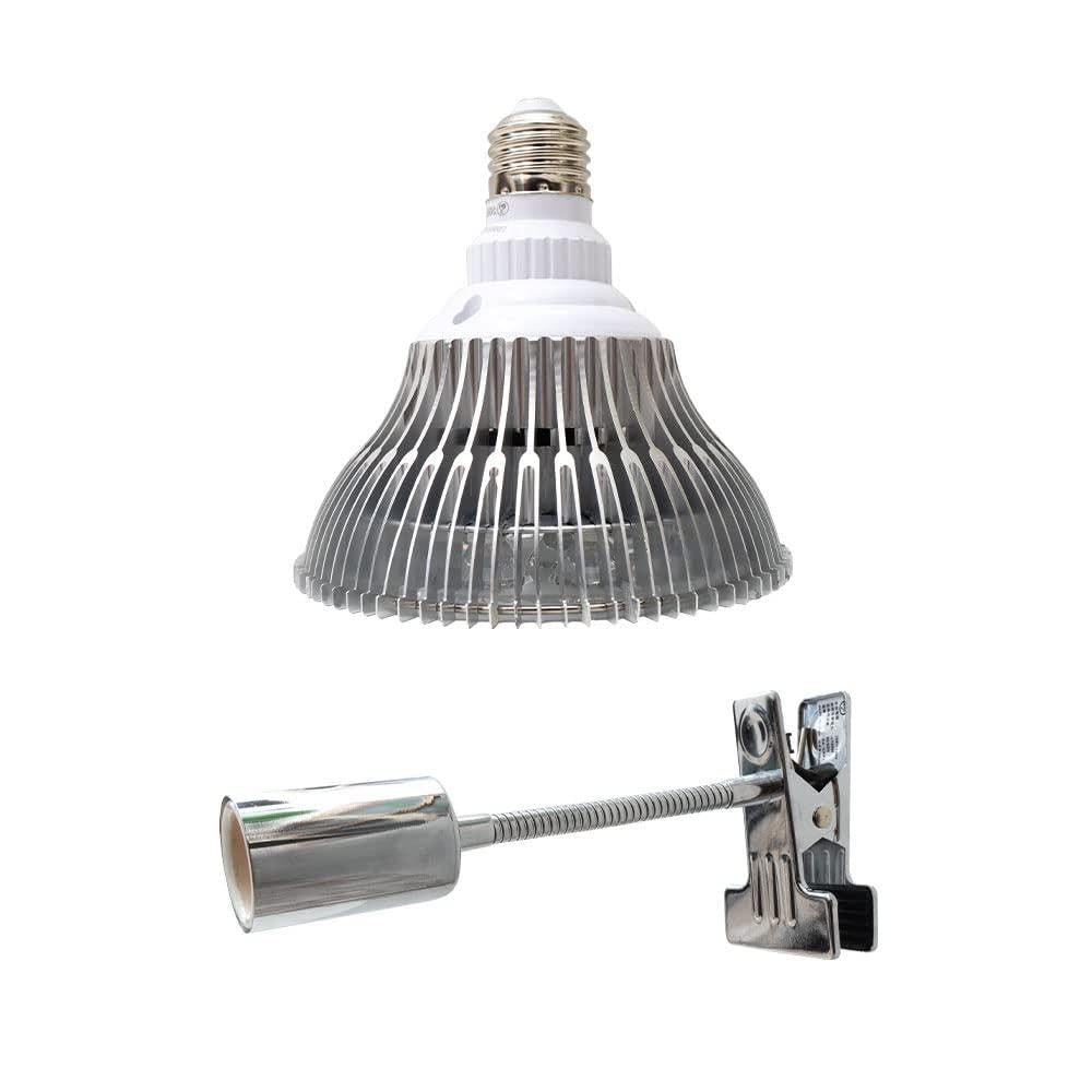 クリップタイプ 植物育成使用 白色電球 E26 観葉植物 水耕栽培