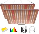LED植物育成ライト 600W相当 UV/IR 太陽のような光 植物 led 225LEDランプ 育成用 LED パネル 超薄型 フルスペクトル 植物用ledライト 植物栽培ライト 多肉植物 水耕栽培 室内栽培 観葉植物