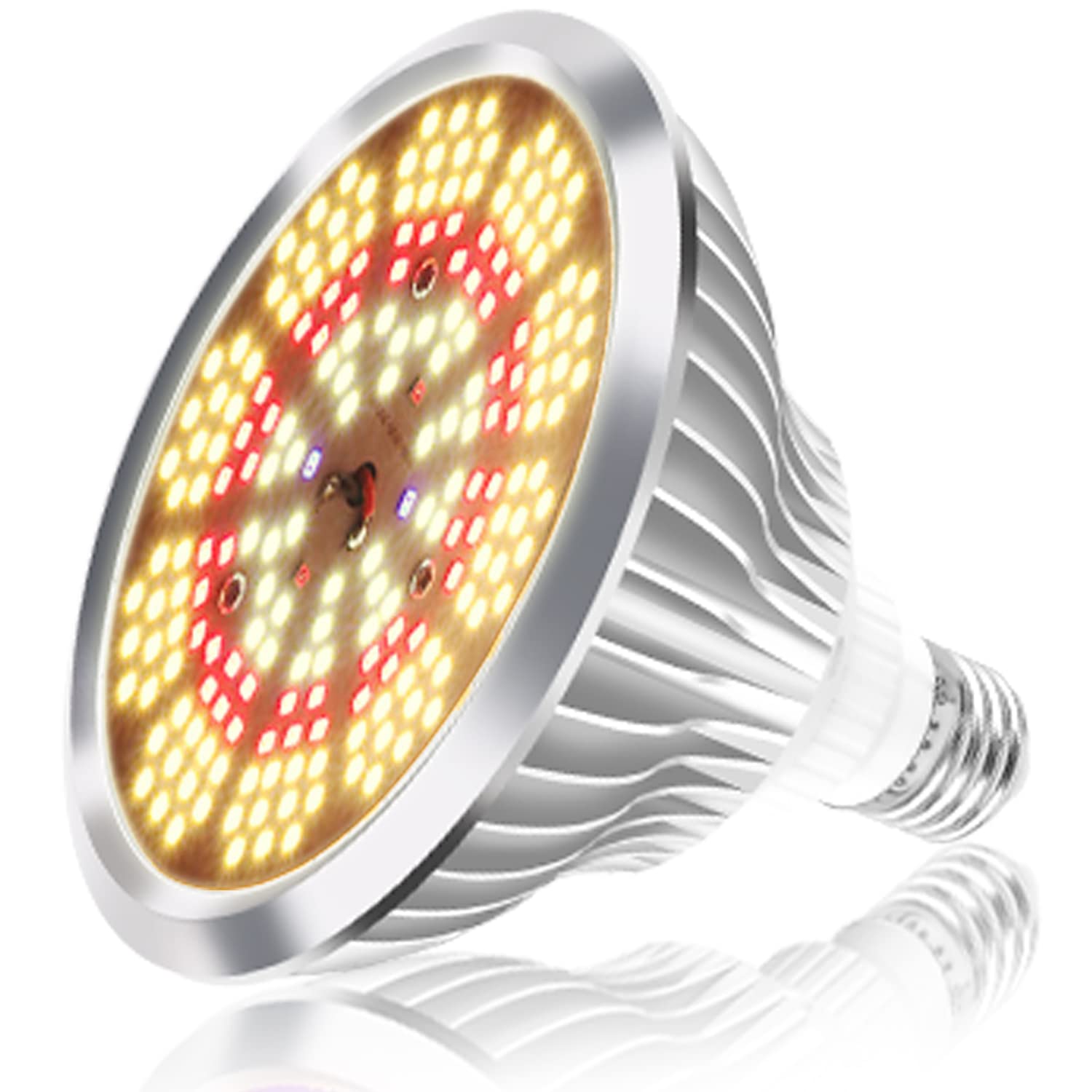 植物育成ライト LED 150W相当 植物育成用ランプ フルスペクトル 植物ライト 200個LEDチップ E26口金 植物育成用 水耕栽培ライト 室内用ライト 省エネ 家庭菜園 野菜工場 屋内植物