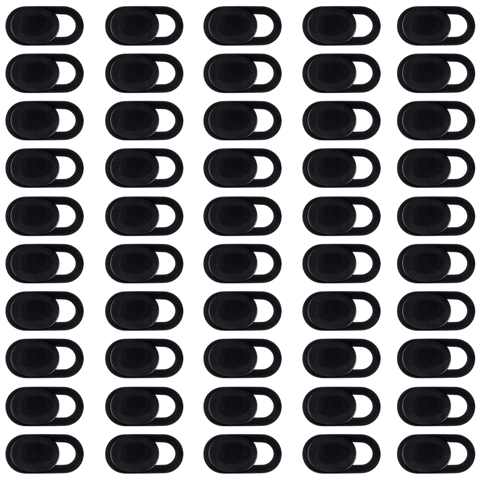 ウェブカメラ盗難防止 50 シングルシェル 0.7 ミリメートル超薄型保護シェル黒保護シェルエッジマシン..