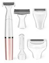 カミソリ 電気シェーバー 小型 レディース メンズ 全身 眉毛 レディース メンズ 防水 浴室対応 全身 痛み止め セーフティシェーバー (ローズゴールド)