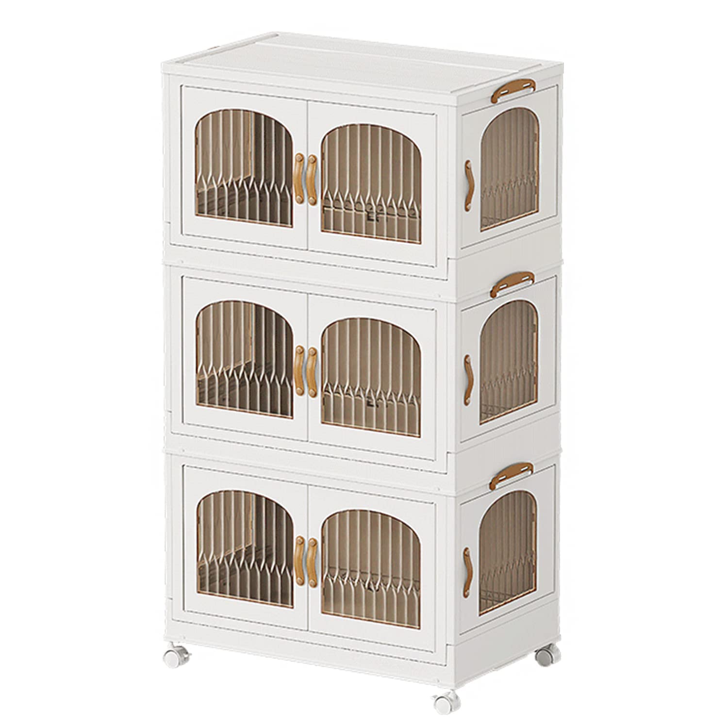 コンテナ ボックス 収納棚 キャビネット 収納ボックス 折り畳みコンテナ キャスター付き ふた付き 一体..