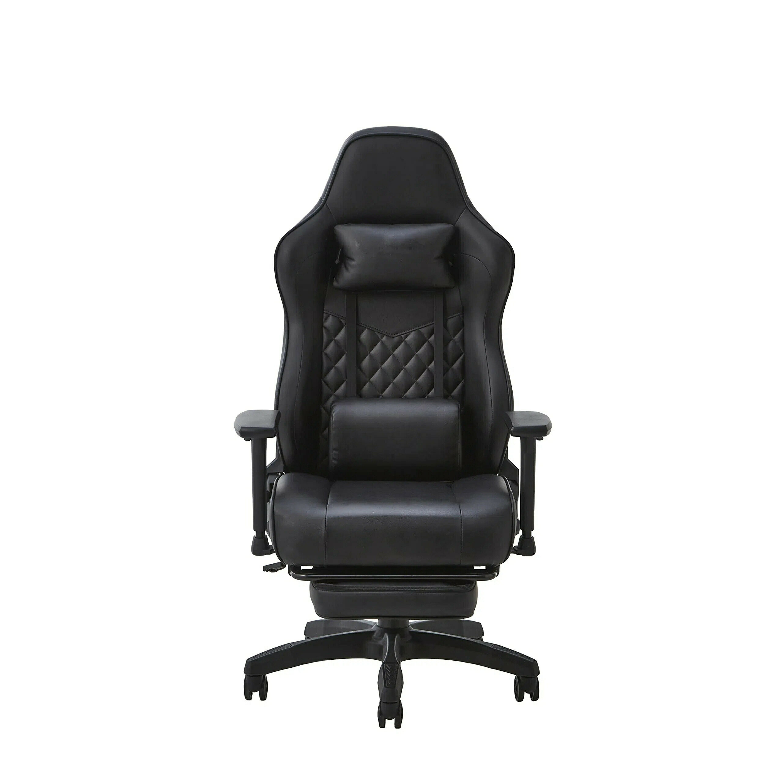ゲーミングチェア 高級レザー ブラック ゲーム テレワーク シリーズ