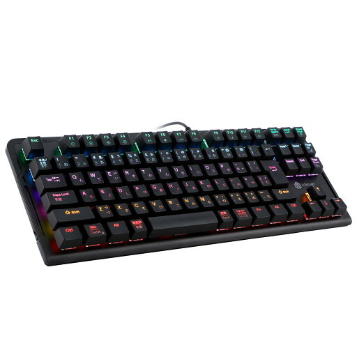 ゲーミングキーボード 赤軸 テンキーレス 日本語配列 有線 91キー メカニカルスイッチ LEDバックライト Windows XP/Vista / 7/8/10対応 G01 ゲーミングキーボード 赤軸 テンキーレス 日本語配列 有線 91キー メカニカルスイッチ LEDバックライト Windows XP/Vista / 7/8/10対応 G01