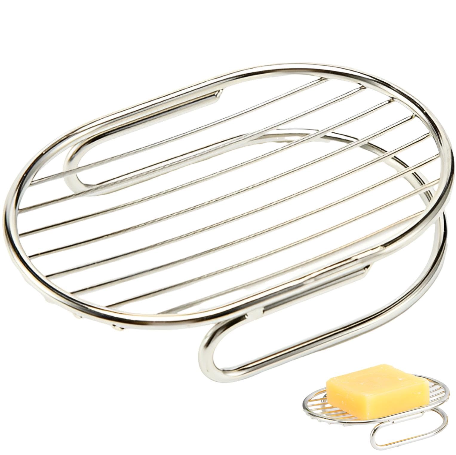 石鹸置き ステンレス ソープディッシュ 石けん ソープトレー バスルーム シンプル