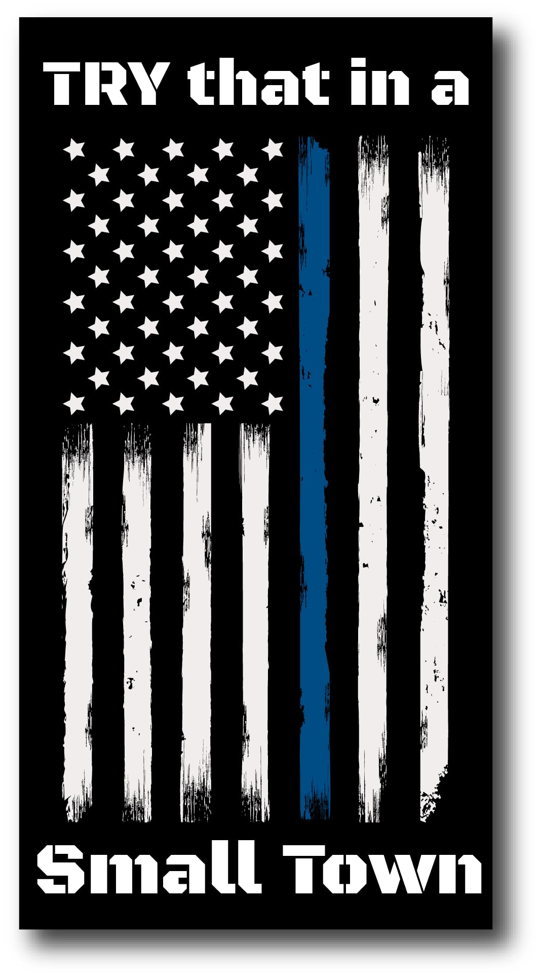 細いブルーライン バンパーステッ�